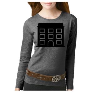 Women's Long Sleeve Premium Jersey Tee Thumbnail