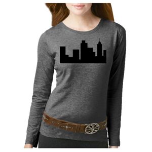 Women's Long Sleeve Premium Jersey Tee Thumbnail