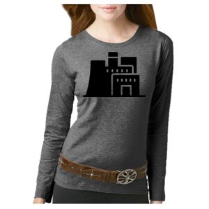 Women's Long Sleeve Premium Jersey Tee Thumbnail