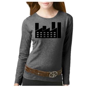 Women's Long Sleeve Premium Jersey Tee Thumbnail