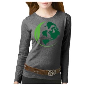 Women's Long Sleeve Premium Jersey Tee Thumbnail