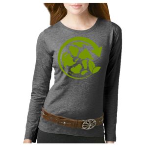 Women's Long Sleeve Premium Jersey Tee Thumbnail