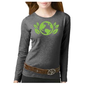 Women's Long Sleeve Premium Jersey Tee Thumbnail