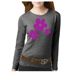 Women's Long Sleeve Premium Jersey Tee Thumbnail