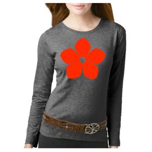 Women's Long Sleeve Premium Jersey Tee Thumbnail