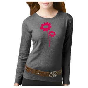 Women's Long Sleeve Premium Jersey Tee Thumbnail