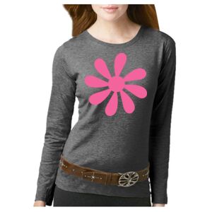 Women's Long Sleeve Premium Jersey Tee Thumbnail