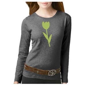 Women's Long Sleeve Premium Jersey Tee Thumbnail
