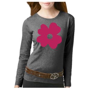 Women's Long Sleeve Premium Jersey Tee Thumbnail