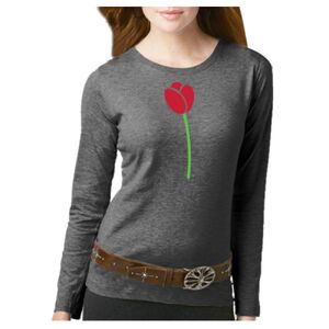 Women's Long Sleeve Premium Jersey Tee Thumbnail