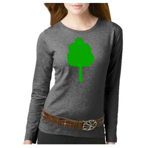 Women's Long Sleeve Premium Jersey Tee Thumbnail