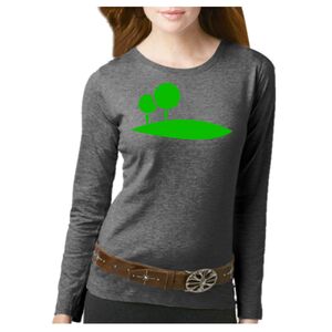 Women's Long Sleeve Premium Jersey Tee Thumbnail