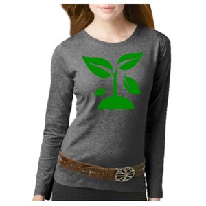 Women's Long Sleeve Premium Jersey Tee Thumbnail