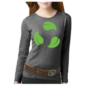 Women's Long Sleeve Premium Jersey Tee Thumbnail