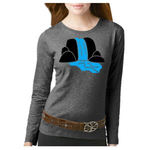 Women's Long Sleeve Premium Jersey Tee Thumbnail