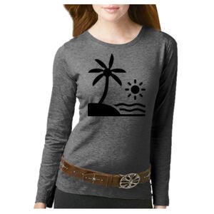 Women's Long Sleeve Premium Jersey Tee Thumbnail