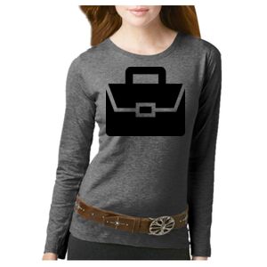 Women's Long Sleeve Premium Jersey Tee Thumbnail