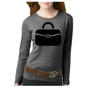 Women's Long Sleeve Premium Jersey Tee Thumbnail