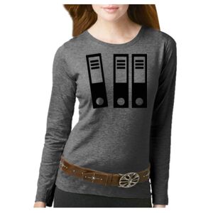 Women's Long Sleeve Premium Jersey Tee Thumbnail