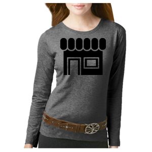 Women's Long Sleeve Premium Jersey Tee Thumbnail