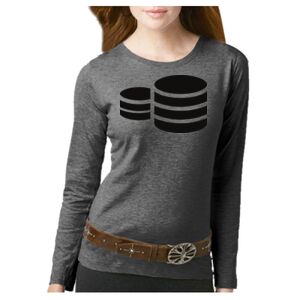 Women's Long Sleeve Premium Jersey Tee Thumbnail