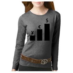 Women's Long Sleeve Premium Jersey Tee Thumbnail