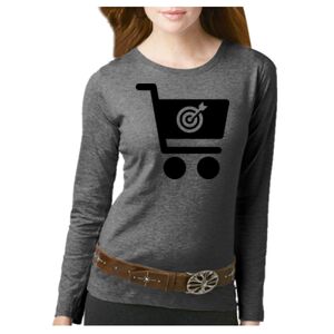 Women's Long Sleeve Premium Jersey Tee Thumbnail