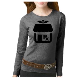 Women's Long Sleeve Premium Jersey Tee Thumbnail