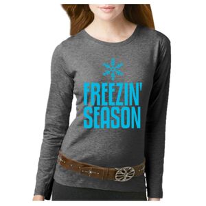 Women's Long Sleeve Premium Jersey Tee Thumbnail