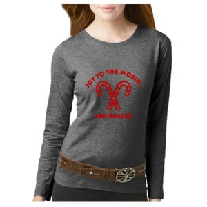 Women's Long Sleeve Premium Jersey Tee Thumbnail