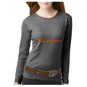 Women's Long Sleeve Premium Jersey Tee Thumbnail