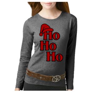 Women's Long Sleeve Premium Jersey Tee Thumbnail