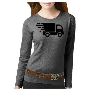 Women's Long Sleeve Premium Jersey Tee Thumbnail