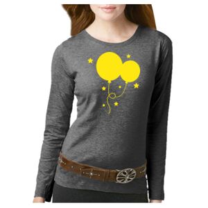 Women's Long Sleeve Premium Jersey Tee Thumbnail