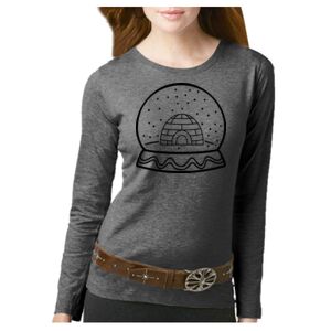 Women's Long Sleeve Premium Jersey Tee Thumbnail