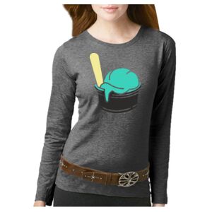Women's Long Sleeve Premium Jersey Tee Thumbnail