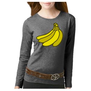 Women's Long Sleeve Premium Jersey Tee Thumbnail