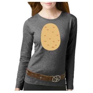 Women's Long Sleeve Premium Jersey Tee Thumbnail