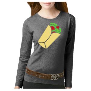 Women's Long Sleeve Premium Jersey Tee Thumbnail