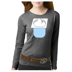 Women's Long Sleeve Premium Jersey Tee Thumbnail