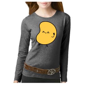 Women's Long Sleeve Premium Jersey Tee Thumbnail