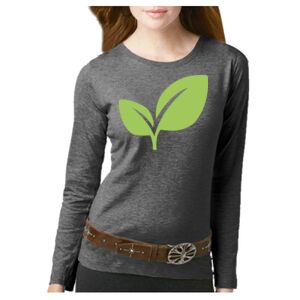 Women's Long Sleeve Premium Jersey Tee Thumbnail