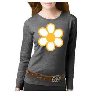 Women's Long Sleeve Premium Jersey Tee Thumbnail