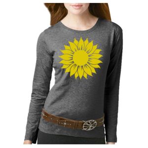 Women's Long Sleeve Premium Jersey Tee Thumbnail