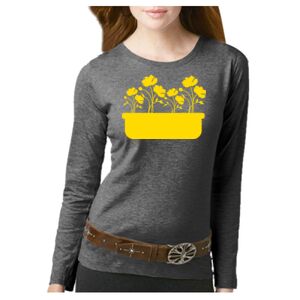 Women's Long Sleeve Premium Jersey Tee Thumbnail