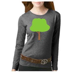 Women's Long Sleeve Premium Jersey Tee Thumbnail