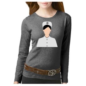 Women's Long Sleeve Premium Jersey Tee Thumbnail