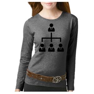 Women's Long Sleeve Premium Jersey Tee Thumbnail