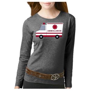 Women's Long Sleeve Premium Jersey Tee Thumbnail