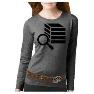Women's Long Sleeve Premium Jersey Tee Thumbnail